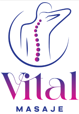 Logo de masaje vital